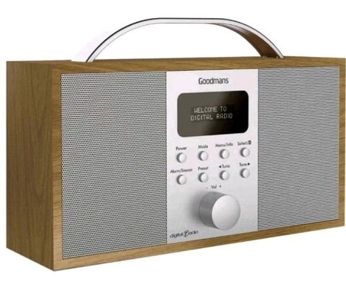 New wooden portable dab - dab, radio
