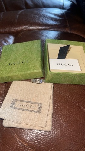 Mens silver gucci ring - mens,