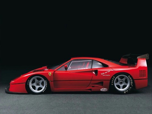 Ferrari f40 retro metal sign - retro,