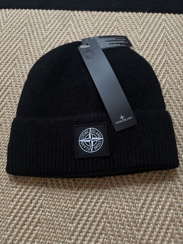 Stone island black - stone, beanie
