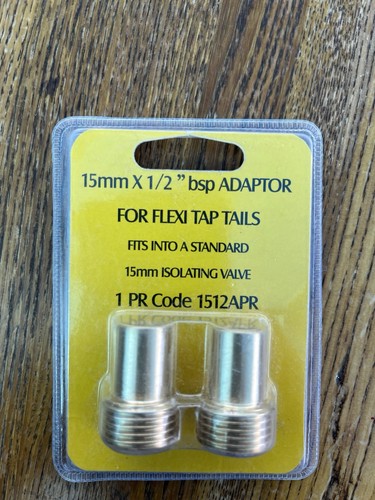 Pair 15mm 2 bsp - pair,