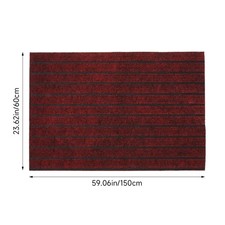 Large Heavy Duty Non Slip Rubber Back Door Mat Hallway Kitchen Floor Rug Barrier