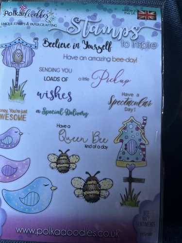 Polkadoodles bee nice - polkadoodles,