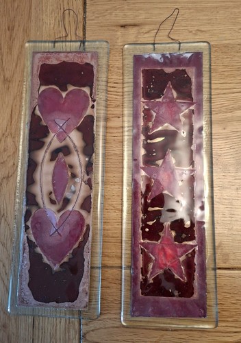 Fused glass wall - fused,