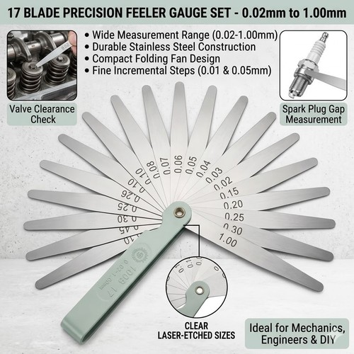 Stainless steel feeler gauge