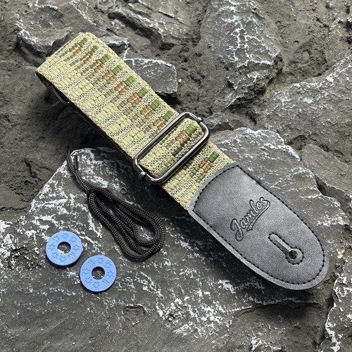 Guitar strap green natural - strap,