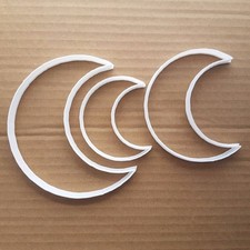 Moon Crescent Sky Space Shape Cookie Cutter Dough Biscuit Pastry Fondant Sharp
