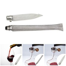 Stainless Steel Beer  Tube Bazooka Screen with 1/2" NPT Fittings Easy to Install