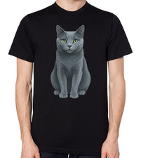 Russian blue cat unisex - cat,