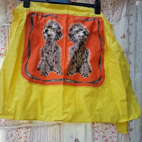 Vintage 50s pinny apron with - apron,