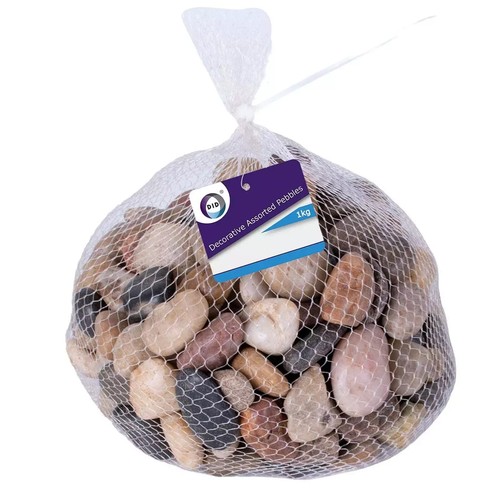 Decorative assorted pebbles - assorted,