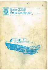 ROVER P6 2200 SALOON ORIGINAL 1975 FACTORY PARTS CATALOGUE