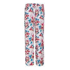 Palazzo Trousers Ladies Womens Harem Pants Wide Leg Loose Fit Pleated Floral NEW