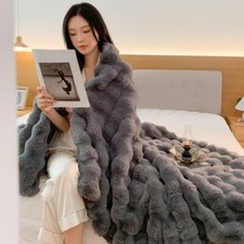 Luxury Faux Fur Throw Blanket