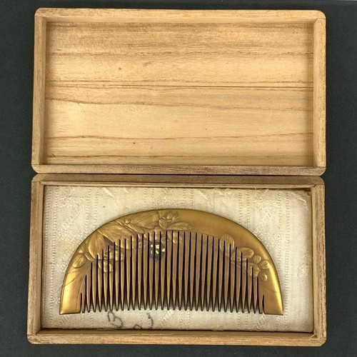 Japanese kanzashi hair comb - kanzashi,