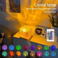 Water Ripple Ocean Projector Lamp | 16 Color Flame Light Night Decor Bedroom
