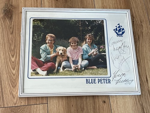 Blue peter framed signed - peter,