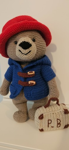 Handmade crochet paddington - crochet,