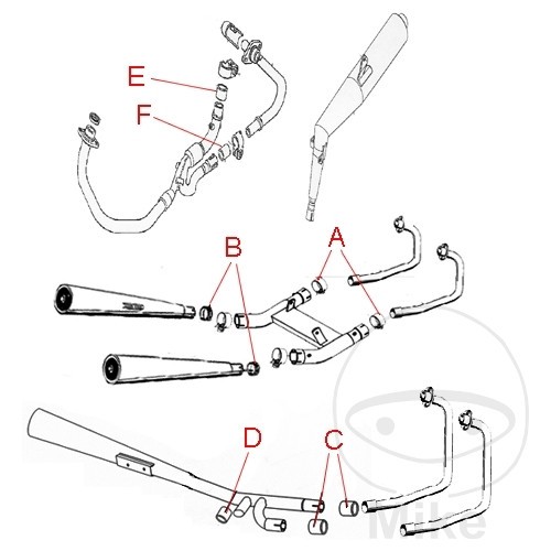 Athena exhaust connector - exhaust,