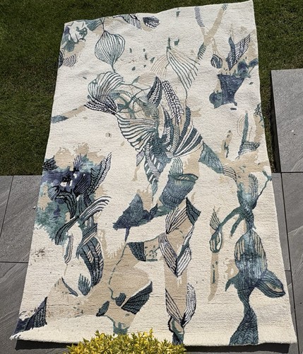 Agni woollen rug large cream - agni,