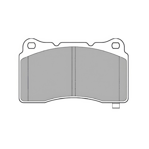 Delphi brake pad set front - pad,