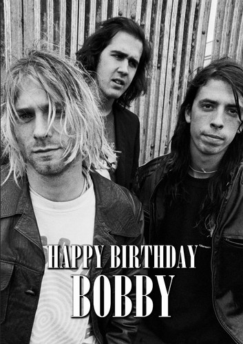 Personalised nirvana birthday - personalised,