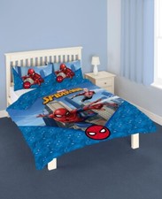 Marvel Spiderman DOUBLE Duvet Cover Two Pillowcases Bedding Set Official Gift
