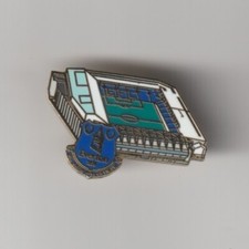 EVERTON F.C. Old Ground & Crest Enamel Badge FREE POST UK