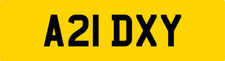 ANDY PRIVATE CAR REG NUMBER PLATE A21 DXY - ANDREW AND ALL DVLA FEES INCLUDED