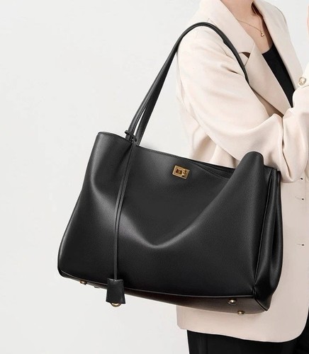 New 40cm black oversized - oversized, nappa