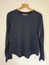 Sweaty Betty Studio Top Size Medium Navy BNWOT 