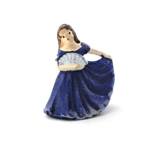 Dolls house lady - in, blue