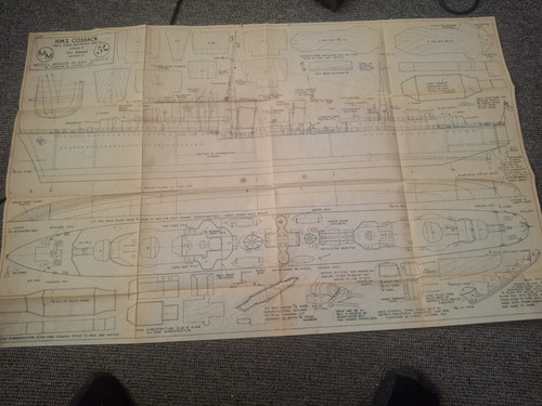 Hms cossack tribal class - hms,