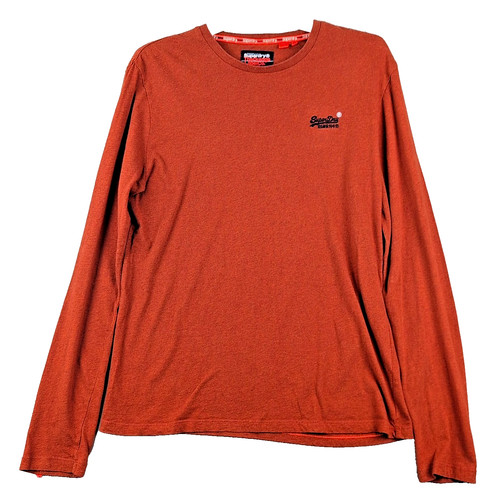 Superdry orange label shirt - orange, t