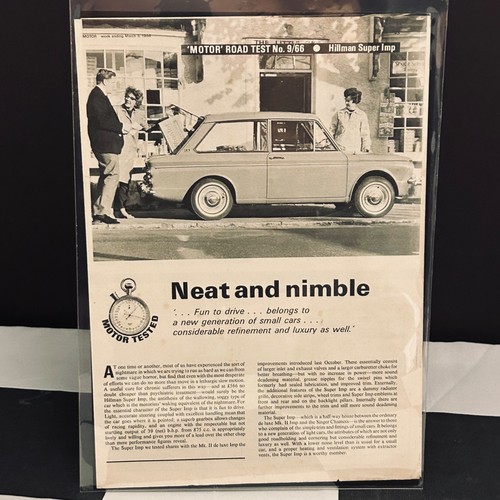 Hillman super imp the motor - imp,