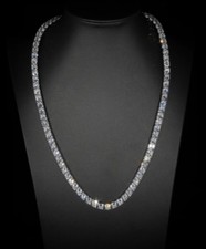 6mm Round-Cut Tennis Necklace