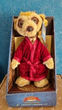 Aleksandr Meerkat Soft Toy with Certificate Boxed 