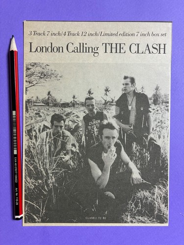 Clash london calling - london, advert