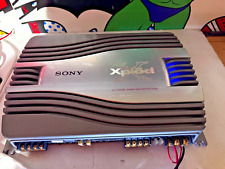 Sony XPLOD XM-SD46x 75 watts RMS x 4 at 2 ohms channel Amplifier Tri-way capable