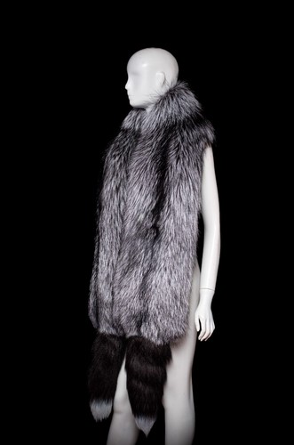 Genuine natural silver - silver, fox