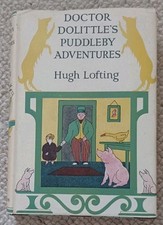 Hugh Lofting Doctor Dolittle's Puddleby Adventures 1st Ed Unclipped DJ 1953