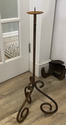 Large antique wrought iron - large, antique,