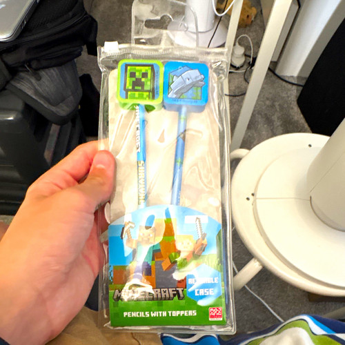 Minecraft 2pc pencils - minecraft,