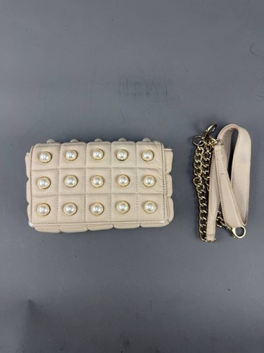 Zara womens beige faux pearl - faux,