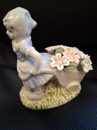 Vintage porcelain lady with