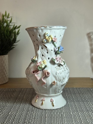 Vintage reticulated porcelain - reticulated,