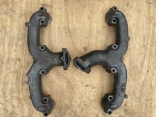 Chevrolet Small Block 307 350 Ram Horns exhaust manifolds matching pair
