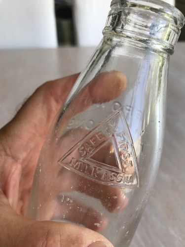 Vintage milk bottles - , safety