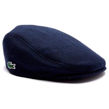 LACOSTE Crocodile Wool Felt Beret Cap RK5282-166 Navy S