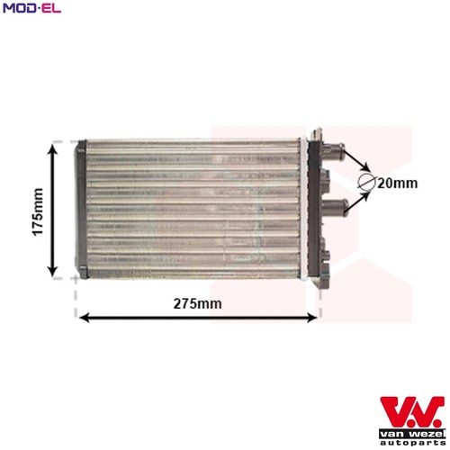 Heat exchanger interior - heat,